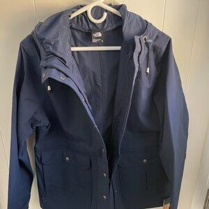 Women's North Face NWT  Kepplier Rain Jacket Summit XL Navy Color
